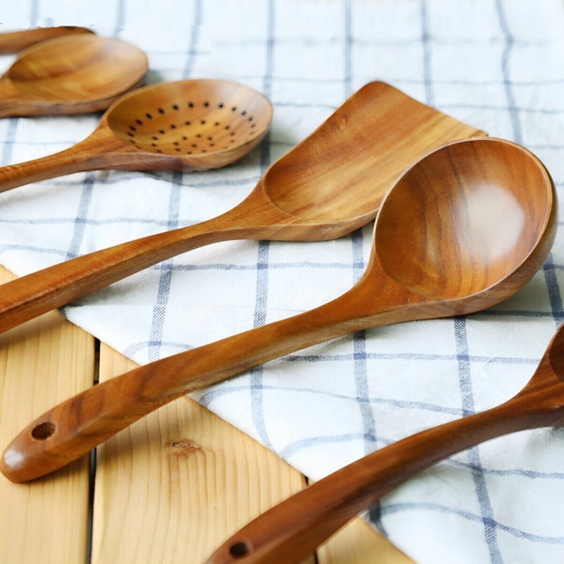 Teak Wooden Utensil Set